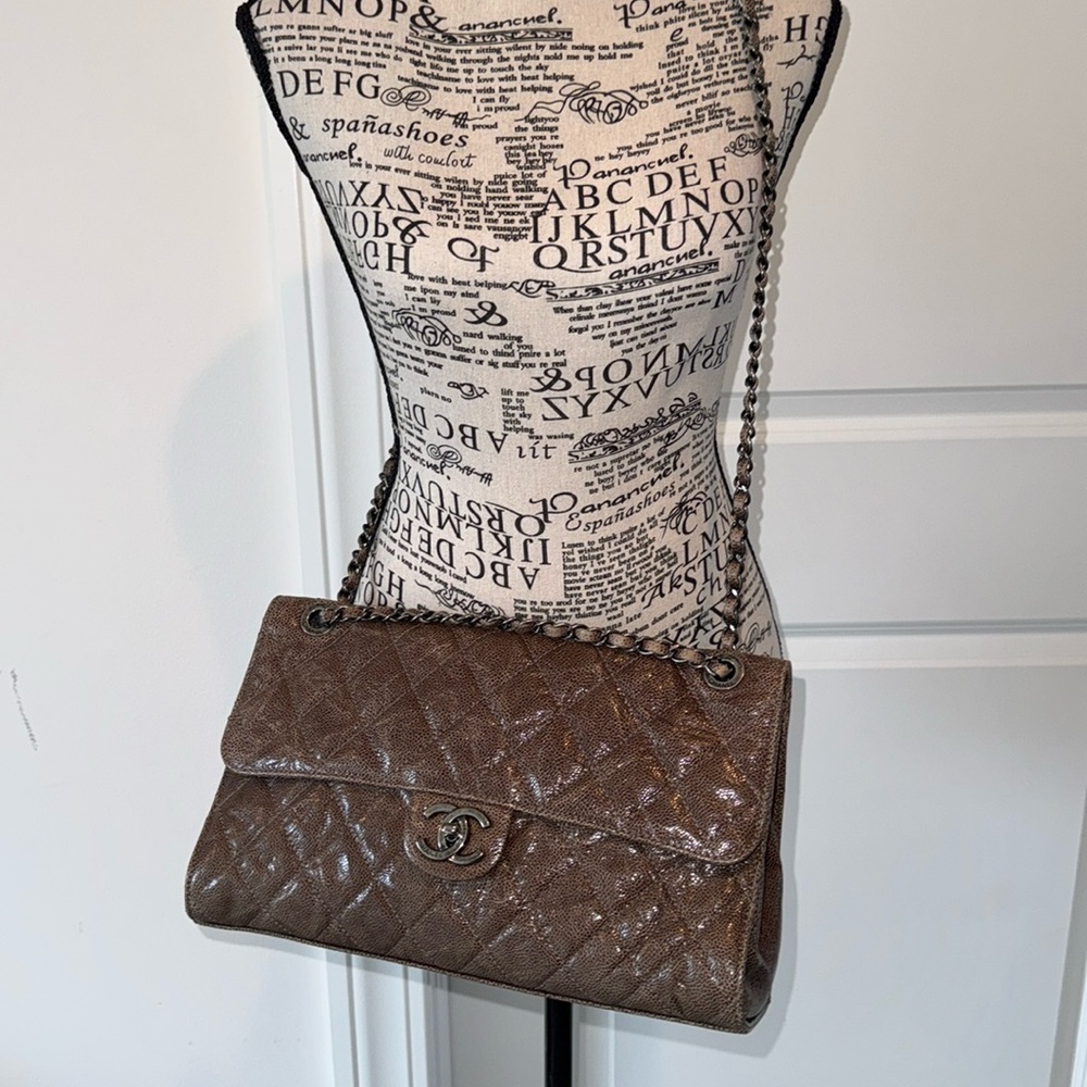Chanel Crumpled Grained Calfskin CC Crave Flap - Picture 4 of 17